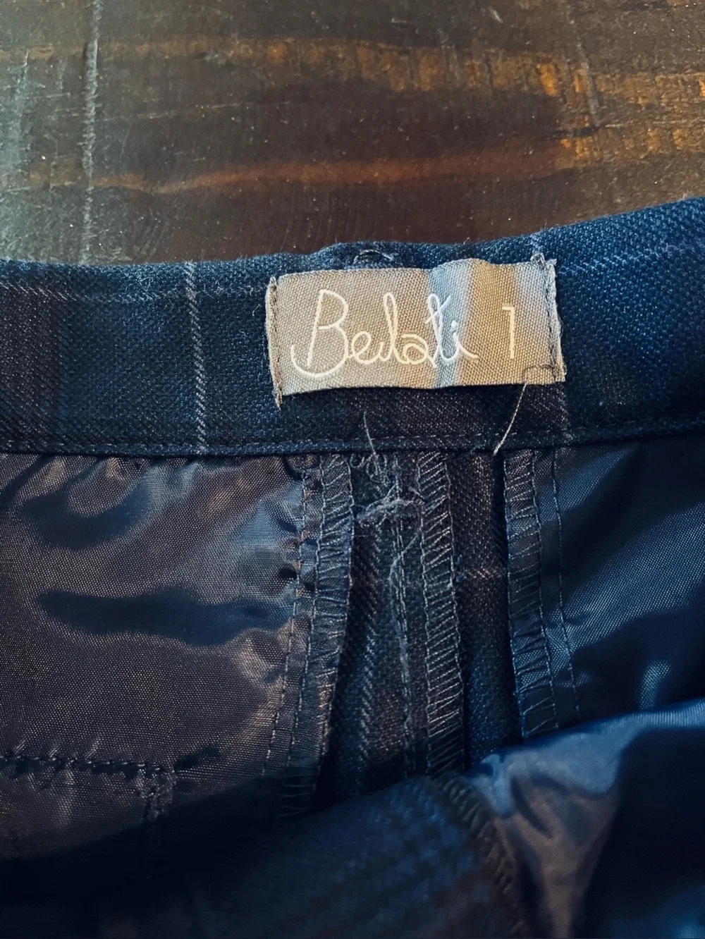 BELATI BOUTIQUE NWOT NAVY STRIPED BOYS DRESS PANTS 6